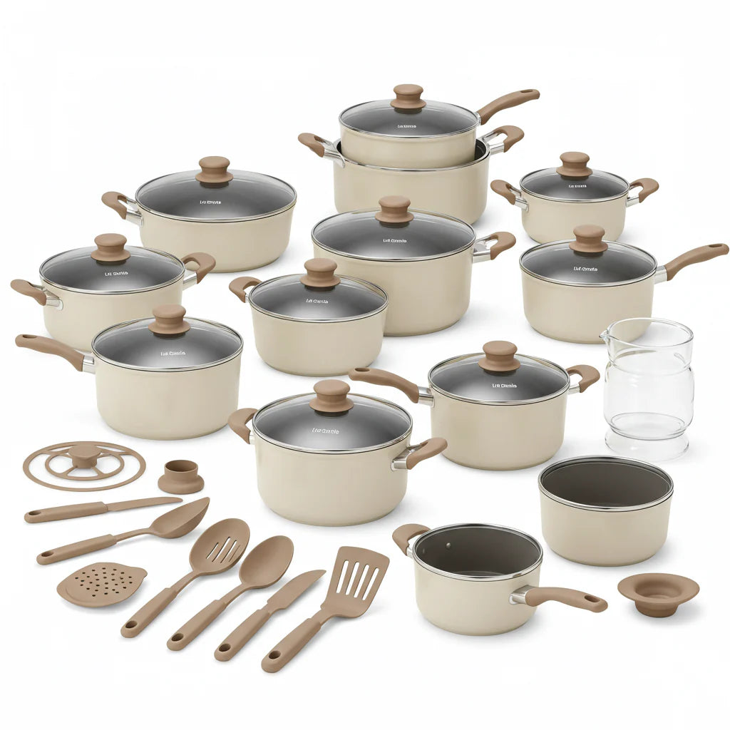 Batería de Cocina de 18 Ollas